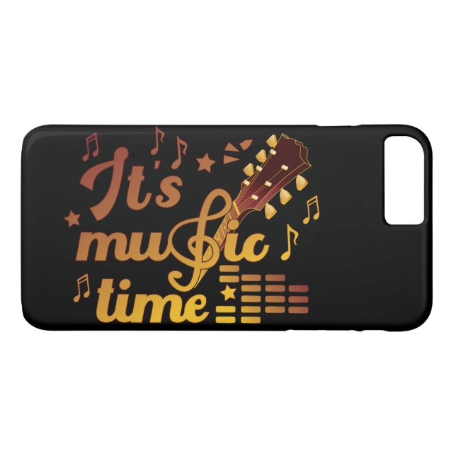 Musiktid, Guld Guitar Musical Case-Mate iPhone Skal (Baksida (horisontal))
