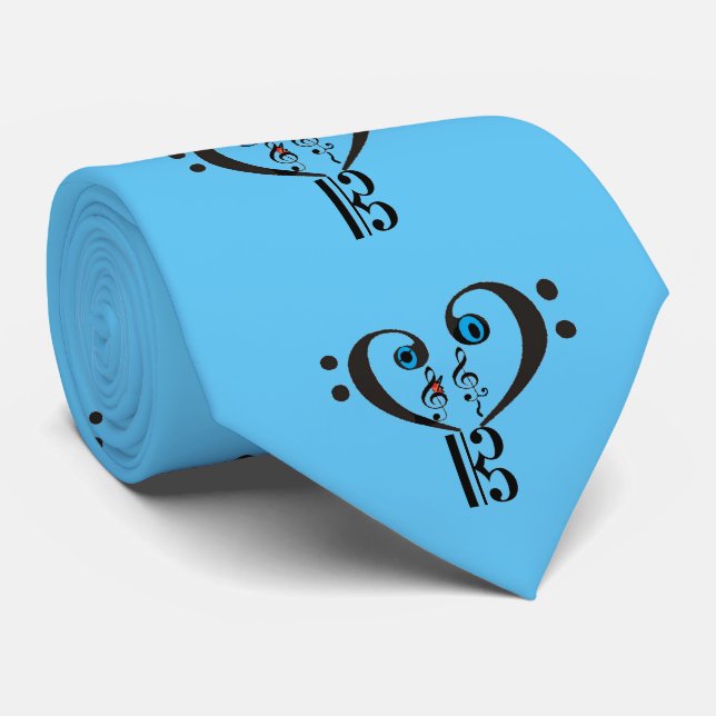 Musiktie— Clef Note -Bass Treble Note Slips (Rullad)