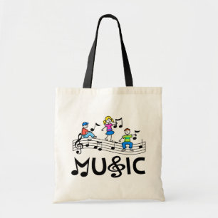 Musiktotot hänger lös tygkasse