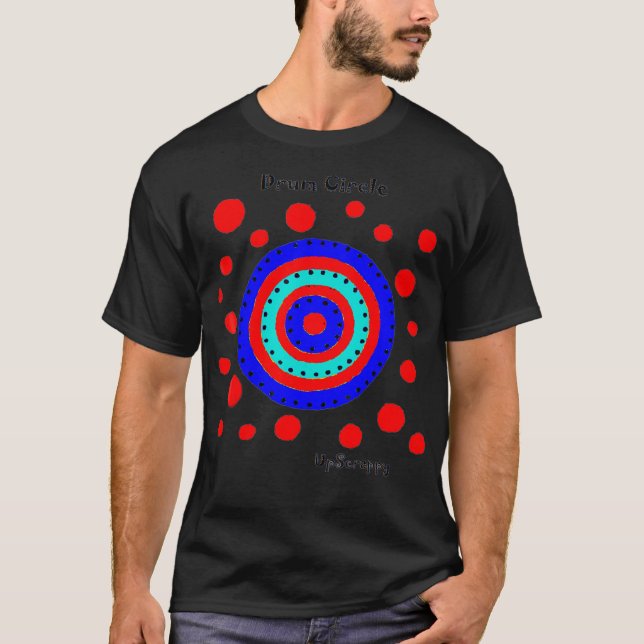 Musiktrumcircle Humor Artists Art Funny T Shirt (Framsida)
