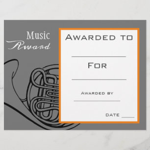 Musikutmärkelärare i Fransken Horn-certifikat