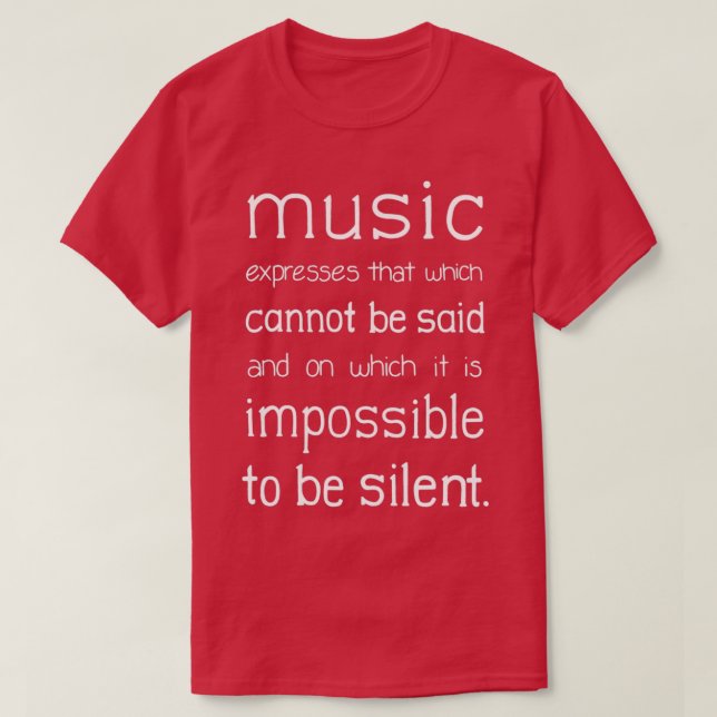 Musikuttryck - hanterad offert t shirt (Design framsida)