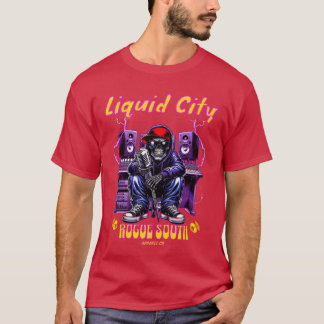 Musikvänner i Liquid City T Shirt
