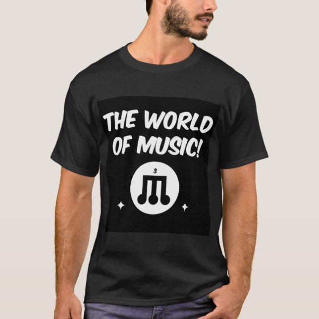 Musikvärlden T Shirt (Framsida)