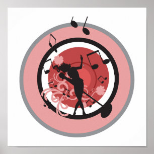 musikvektor poster