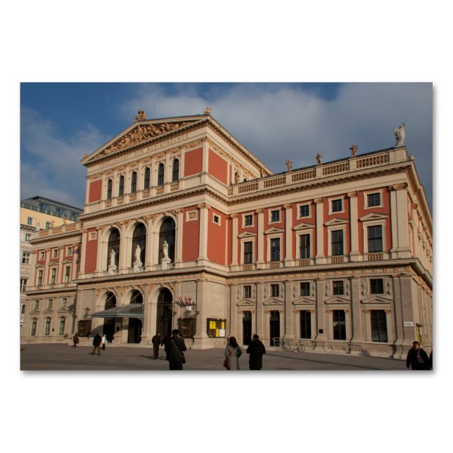 Musikverein, Wien Österreich Bordsnummer (Framsidan)