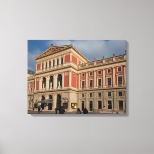 Musikverein, Wien Österreich Canvastryck