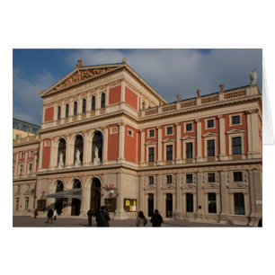 Musikverein, Wien Österreich Hälsningskort