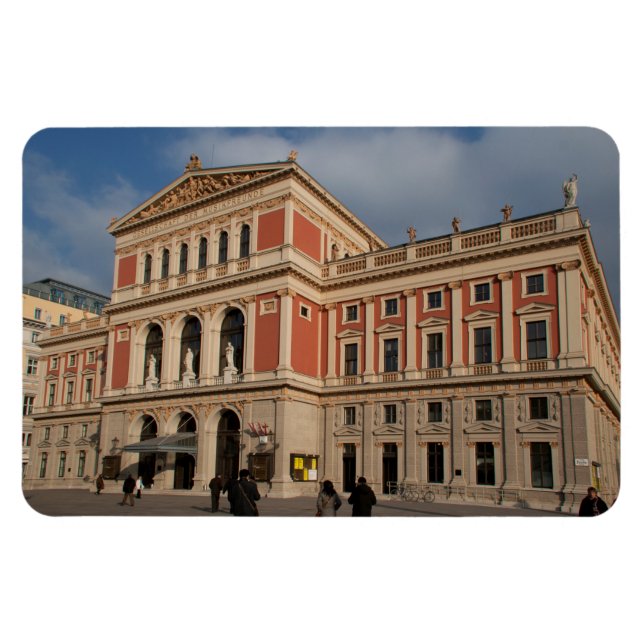 Musikverein, Wien Österreich Magnet (Horisontell)