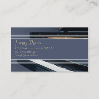 Musikvisitkort - piano visitkort