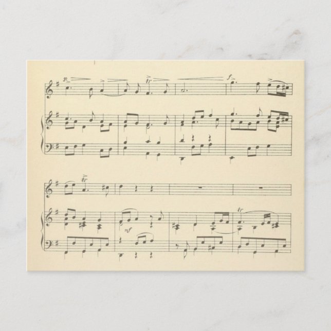 Musikvykort 36 vykort (Framsida)