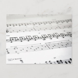 Musikvykort 4 vykort