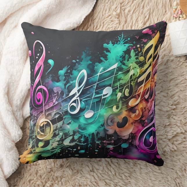 musique graffiti kudde (Filt)