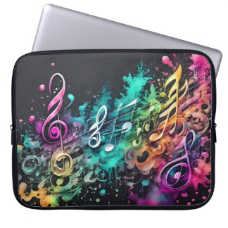 musique graffiti laptop fodral