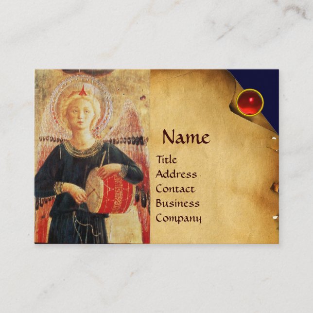 MUSISK ANGELSPEKARDRIUM VISITKORT (Framsida)