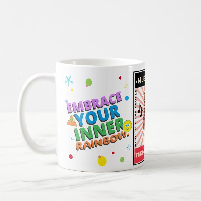 MUSISK KVÄLL, INNER RAINBOW KAFFEMUGG (Vänster)
