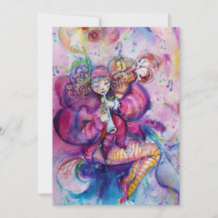 MUSISK NEDLAD ,rosa blå