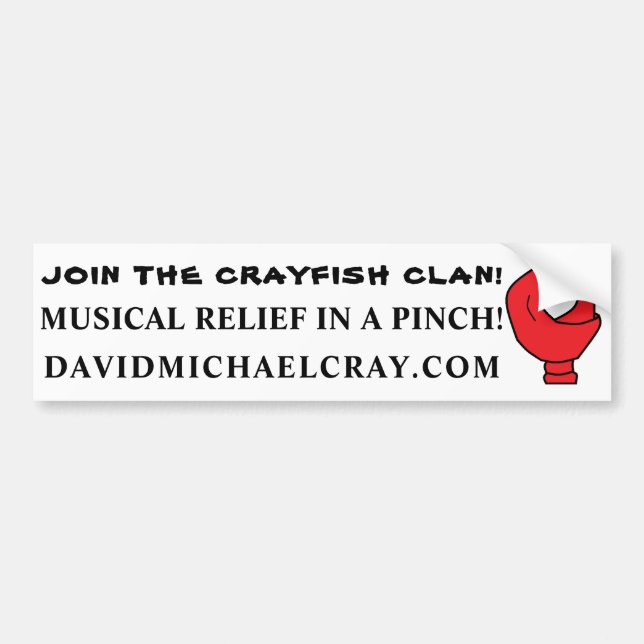"MUSISK RELIEF IN A PINCH" BUMPER STICKER BILDEKAL (Framsidan)