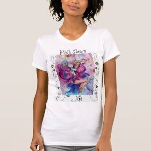 MUSISK ROSA MED GEOMETRISKA SVAROR TEE SHIRT