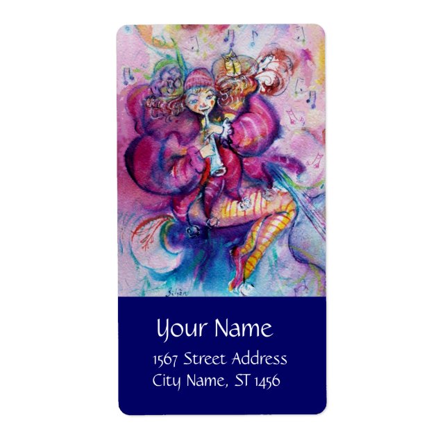 MUSISK ROSA STÄNGD FRAKTSEDEL (Framsidan)