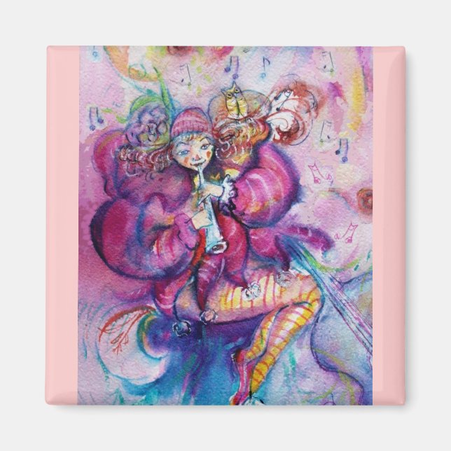 MUSISK ROSA STÄNGD MAGNET (Framsidan)