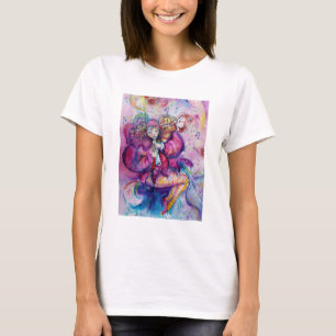 MUSISK ROSA STÄNGD T-SHIRT