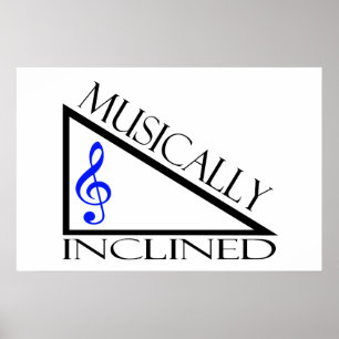Musiskt lutande poster