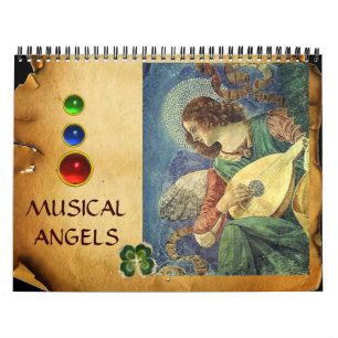 MUSISKT SAMLING AV BÄR ÄNGLAR KALENDER