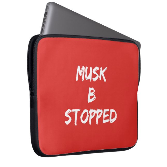 MUSK B STOPPADE LAPTOP FODRAL (Framsidan Höger)