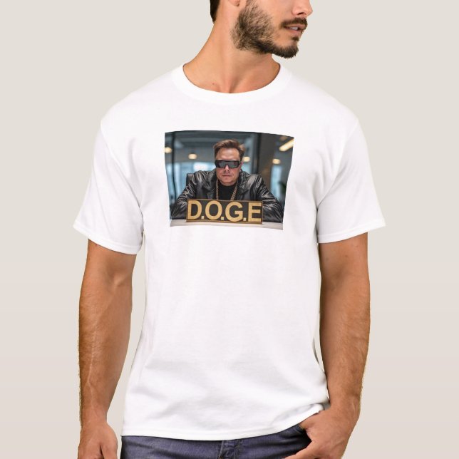 Musk MAGA DOGE t-shirt (Framsida)