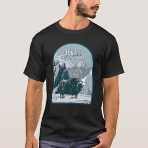 Musk Ox i nationalparken Denali T Shirt