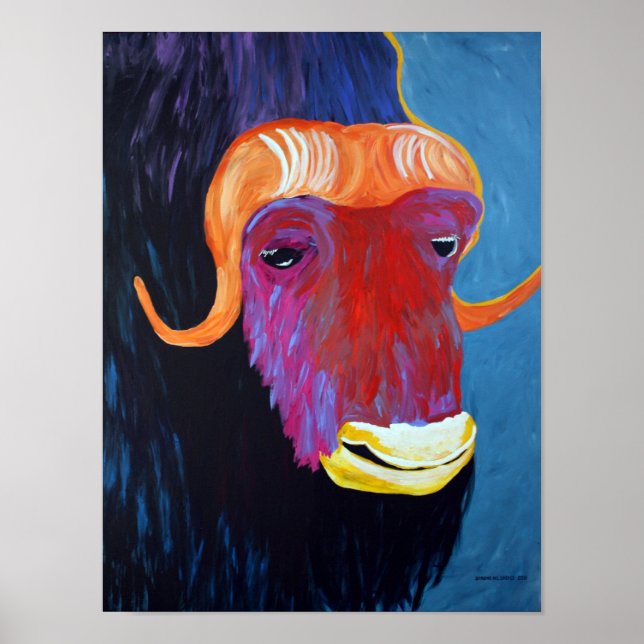 Musk Ox Poster (Framsidan)