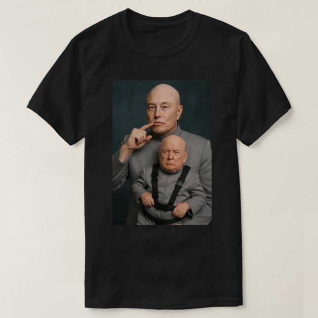 Musk Trump Mini Me LOL T Shirt (Design framsida)