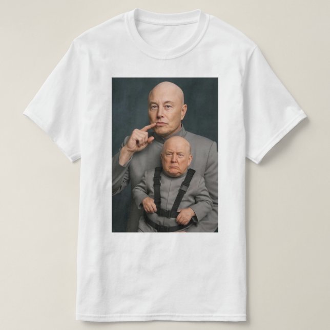 Musk Trump Mini Me LOL T Shirt (Design framsida)