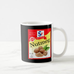 Muskatgrupp Kostym Rolig Familj Matchande Tack Kaffemugg