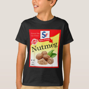 Muskatgrupper Kostym Rolig Familj Matchande Tack T Shirt