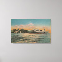 Muskegon, MI - View of Milwaukee Clipper