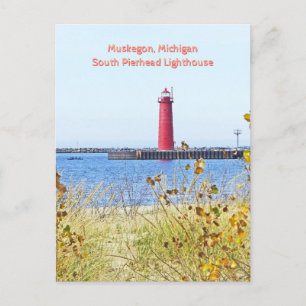 MUSKEGON, MICHIGAN-vykort Vykort