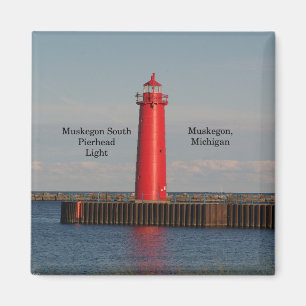 Muskegon södra Pierhead tänder magneten Magnet