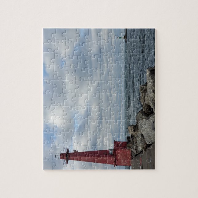 Muskegon South Breakwater Light Pussel (Vertikal)
