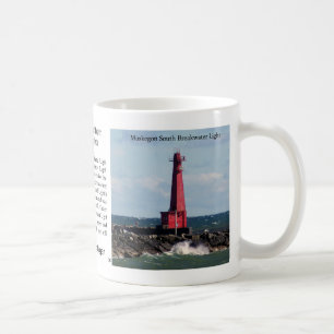 Muskegon South Pierhead & Breakwater Ljus mugg