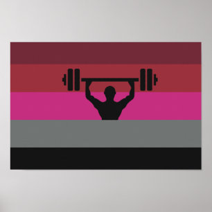 MUSKEL PRISFLAGGA POSTER