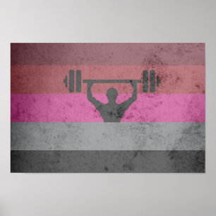 MUSKEL PRISFLAGGA POSTER