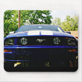 Muskelbil-blått Mousepad Musmatta