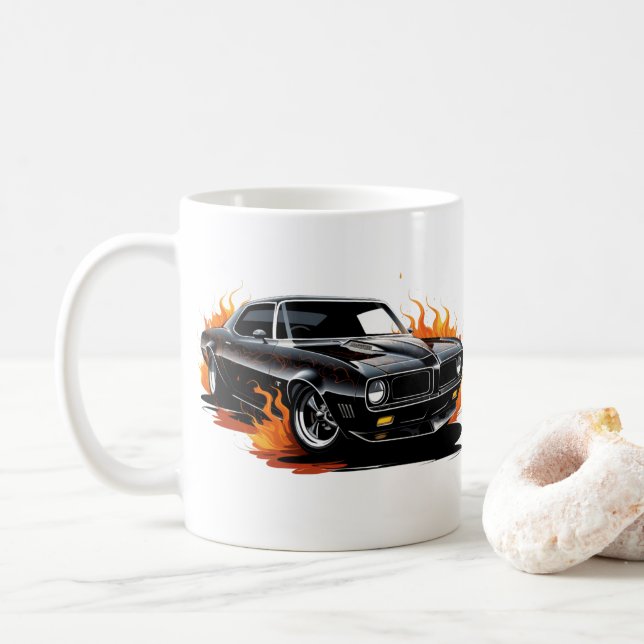 Muskelbil Coffee Mug Kaffemugg (Med munk)