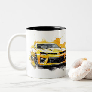 Muskelbil Coffee Mug Två-Tonad Mugg