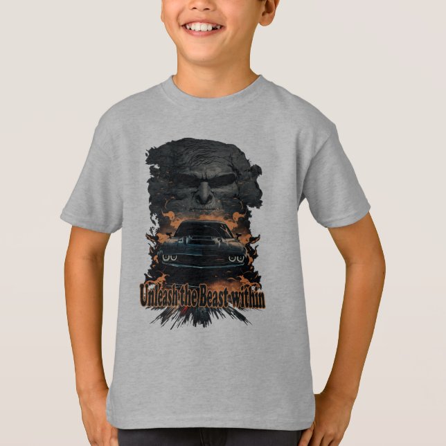 Muskelbil, lös Beasten T Shirt (Framsida)