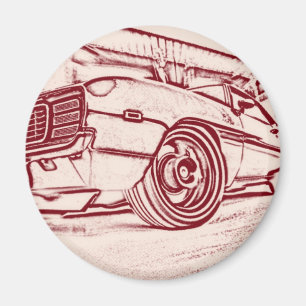Muskelbil Magnet