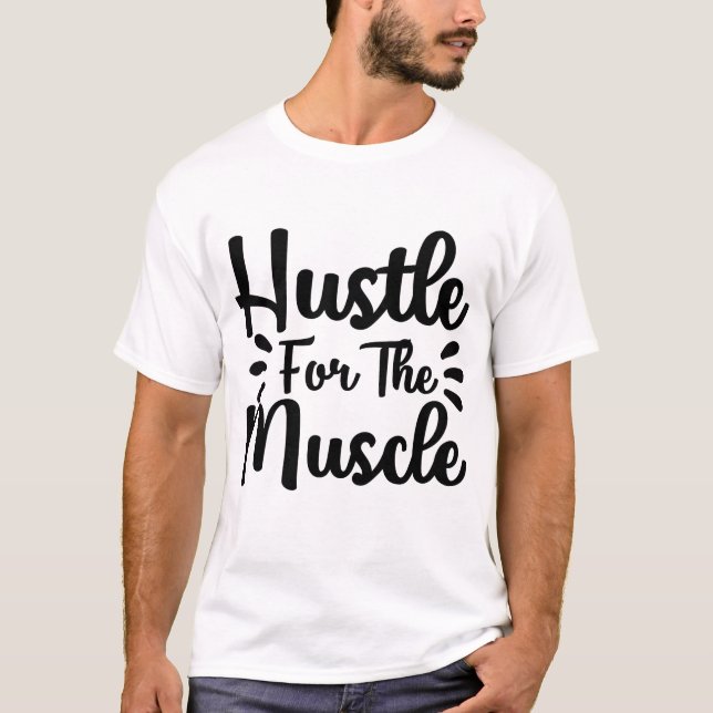 muskelhustel t shirt (Framsida)