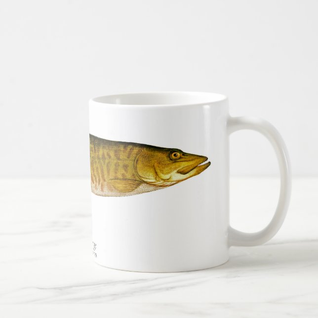 Muskellunge Fish Coffee Mugg (Höger)